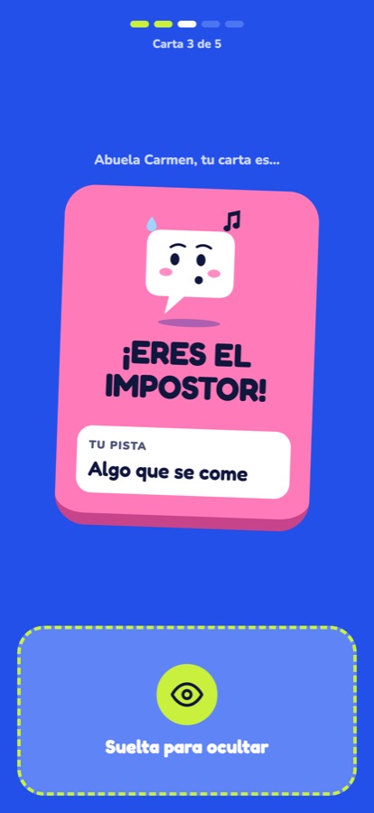 Carta del impostor